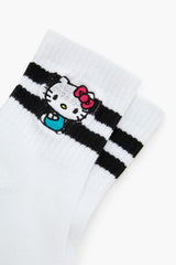 Hello Kitty Varsity-Striped Crew Socks | Forever 21 discount