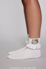 Ruffle Hello Kitty Crew Socks | Forever 21 on sale