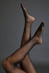 Rhinestone Fishnet Tights | Forever 21 US
