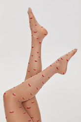 Mushroom Print Tights | Forever 21 US