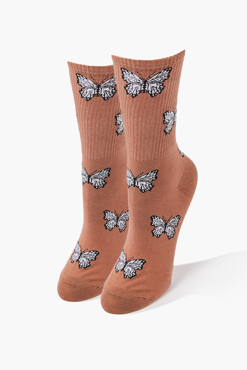 Butterfly Print Crew Socks | Forever 21 outlet