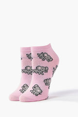 Elephant Print Ankle Socks | Forever 21 on sale