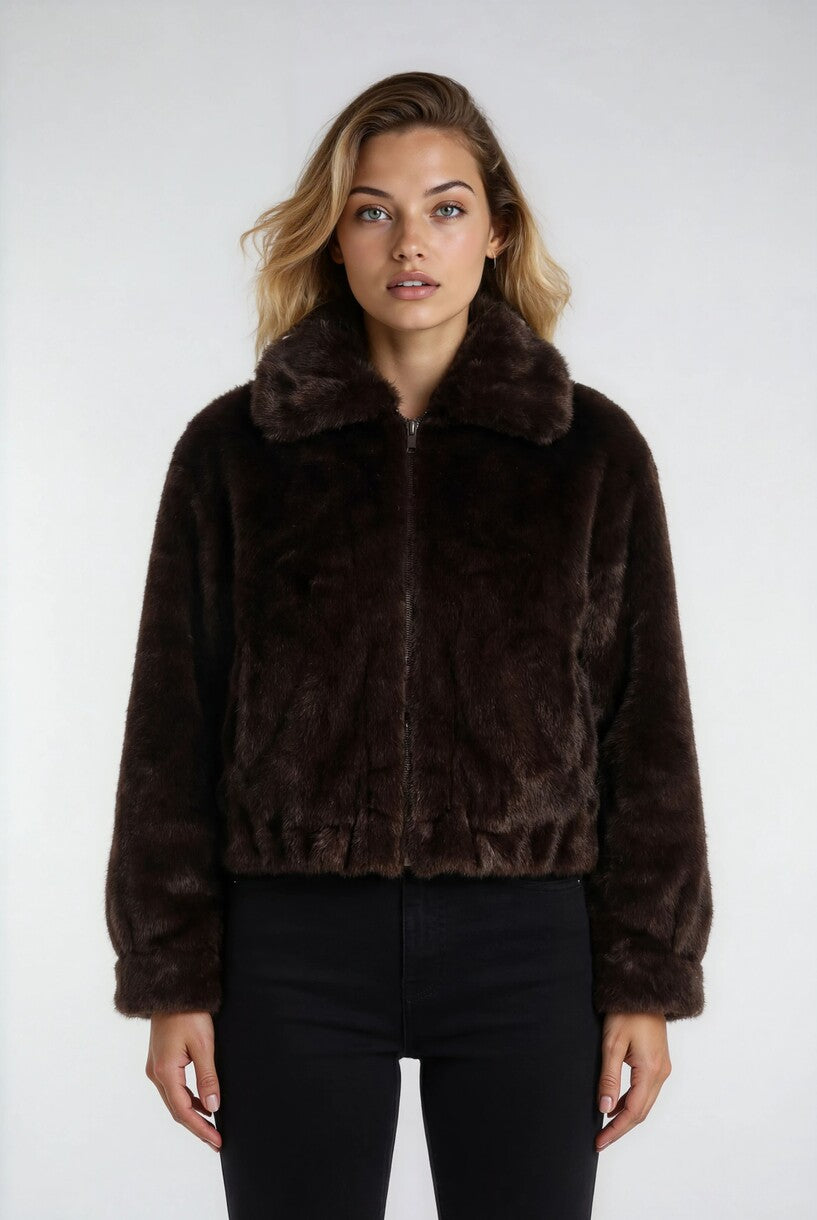 Faux Fur Jacket | Forever 21 Women