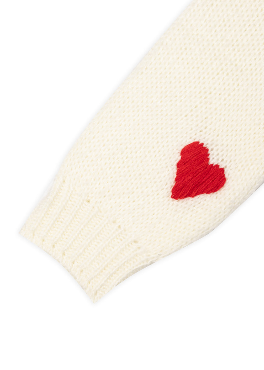 Heart Print Cropped Cardigan | Forever 21 Women