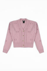Bow Applique Cropped Cardigan Sweater | Forever 21 Women