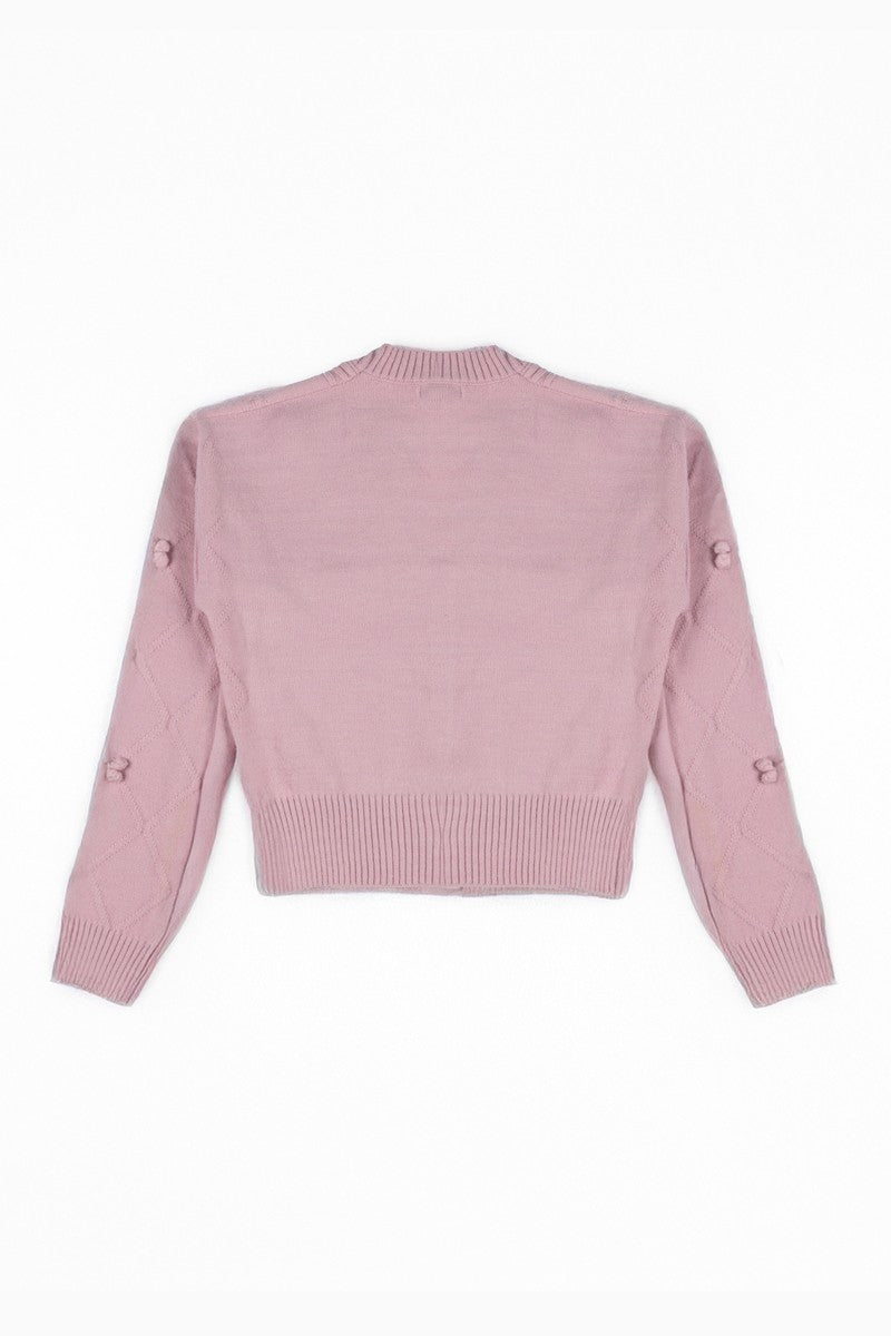 Bow Applique Cropped Cardigan Sweater | Forever 21 Women