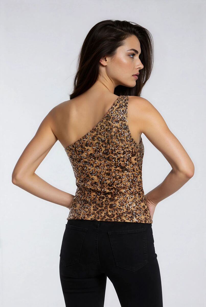 Sequin One-Shoulder Top | Forever 21 Women