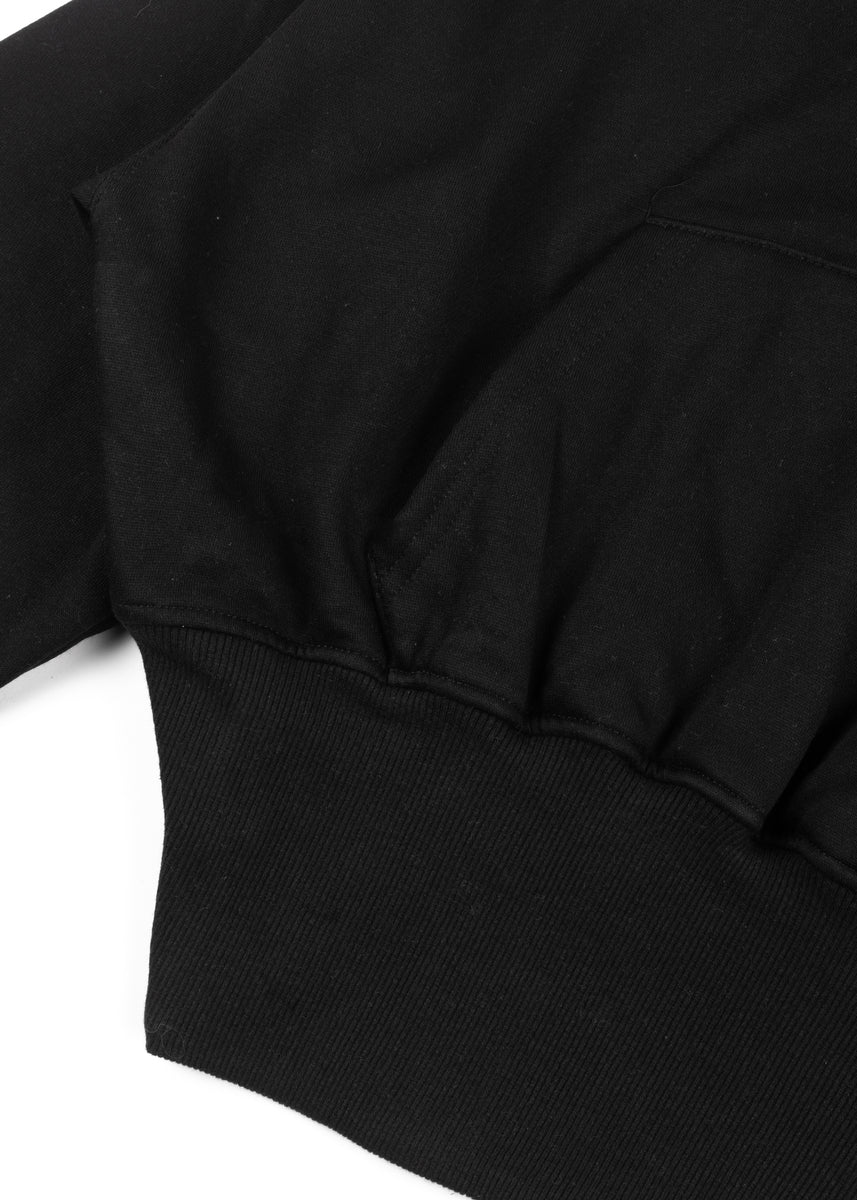 Cropped Lace-Lined Hood & Embroidered-Bow Hoodie | Forever 21 Women