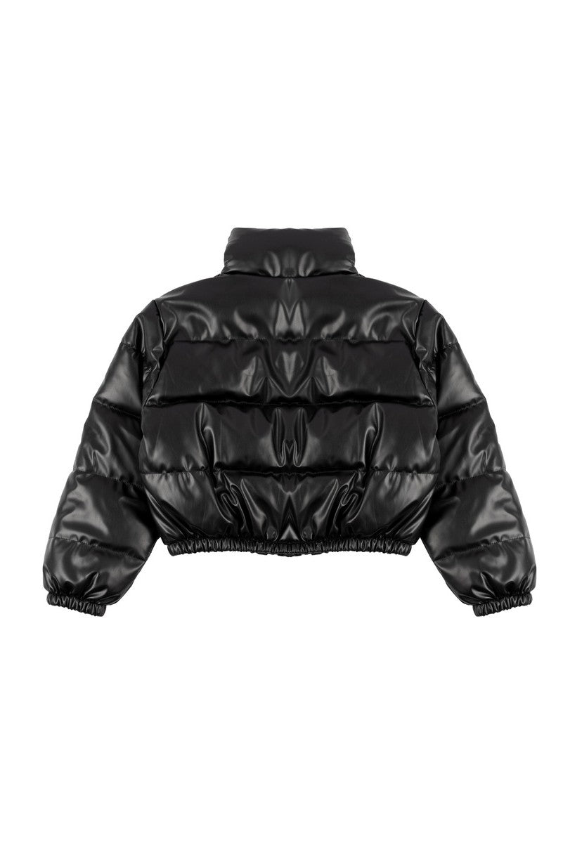 Faux Leather Puffer Jacket | Forever 21 Women