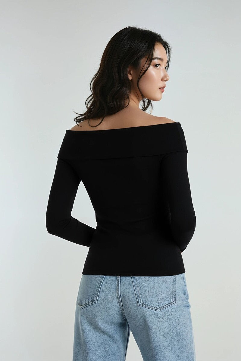 Foldover Off-The-Shoulder Top | Forever 21 Women
