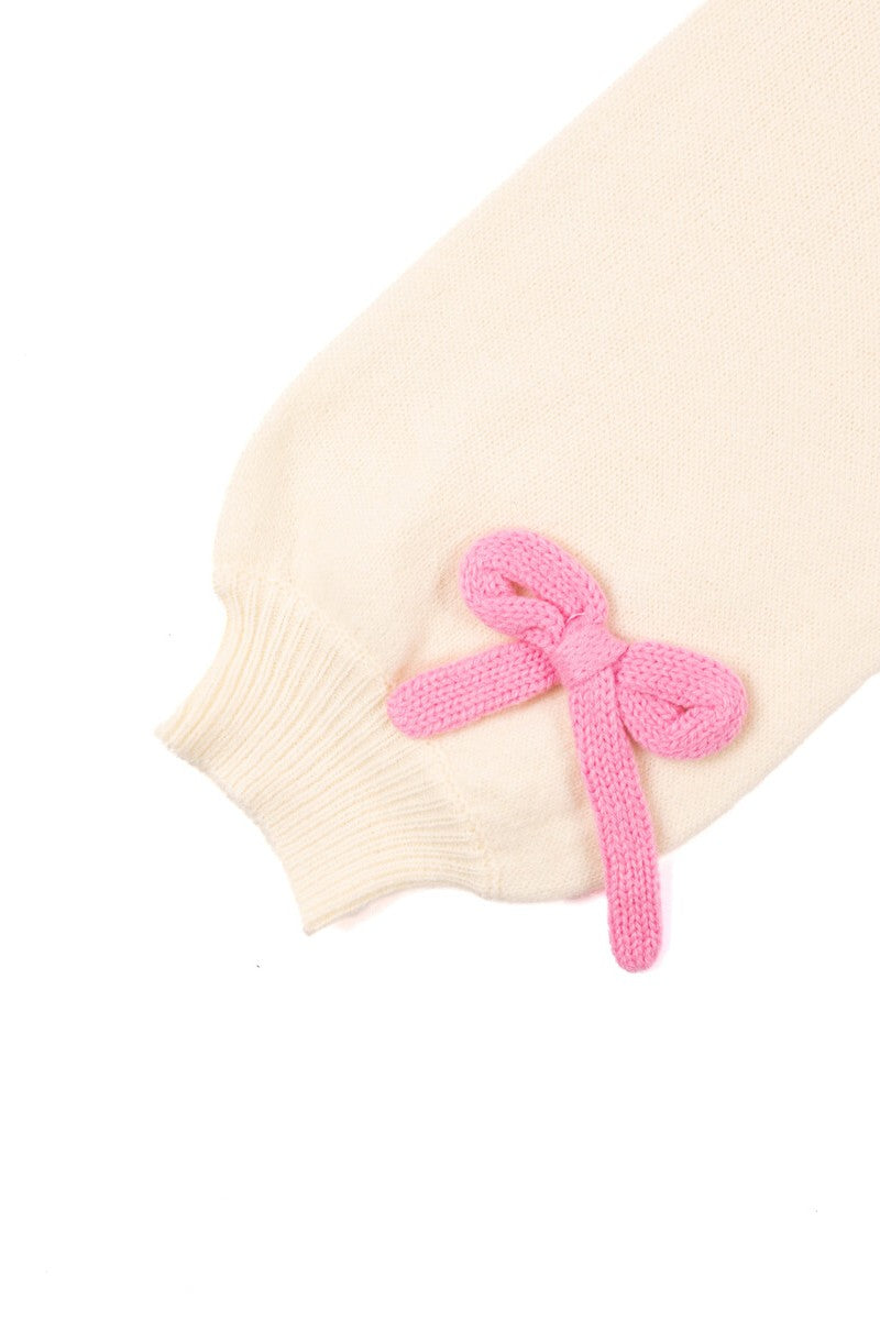 Bow Appliqué Knit Sweater | Forever 21 Women