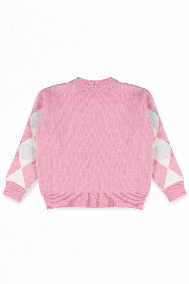 Argyle Cherry Knit Sweater | Forever 21 Women