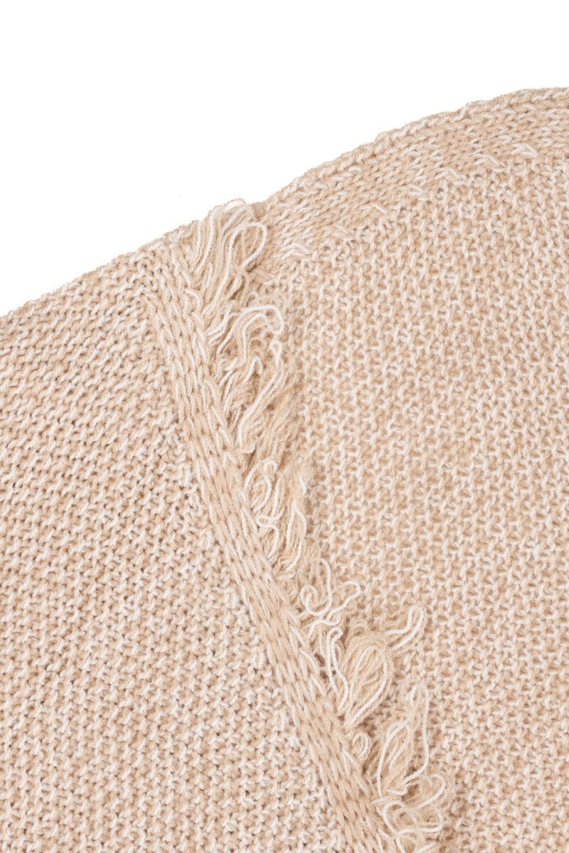 Fringe-Trim Open-Back Bolero Sweater | Forever 21 Women