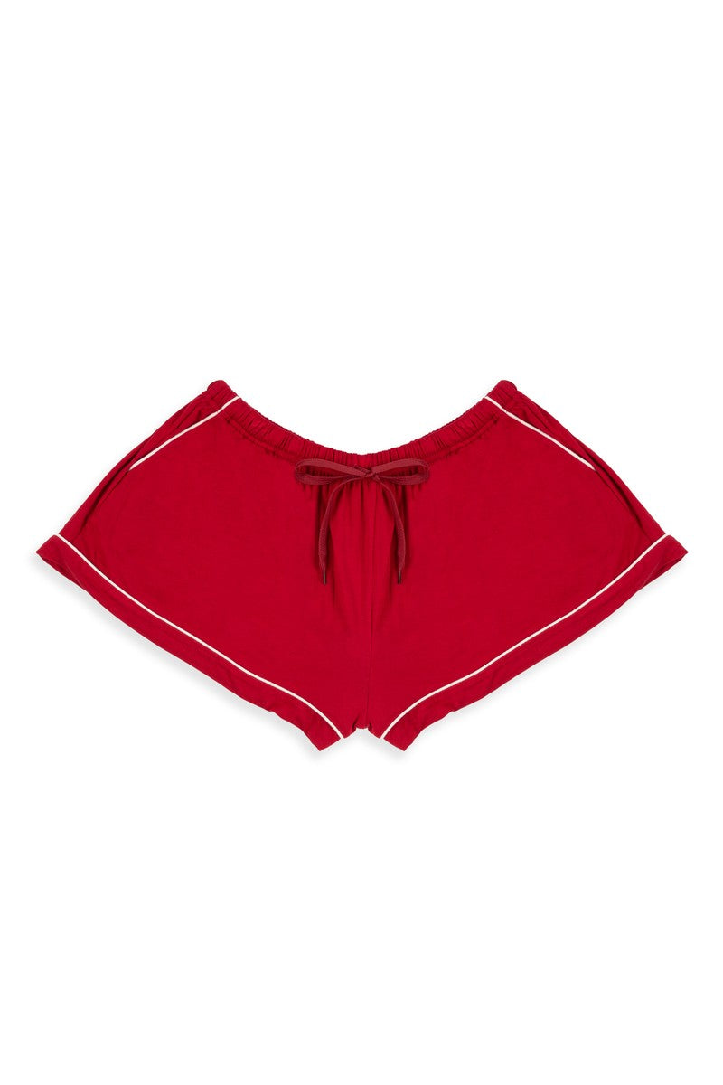 Piped-Trim Top & Shorts Pajama Set | Forever 21 Women