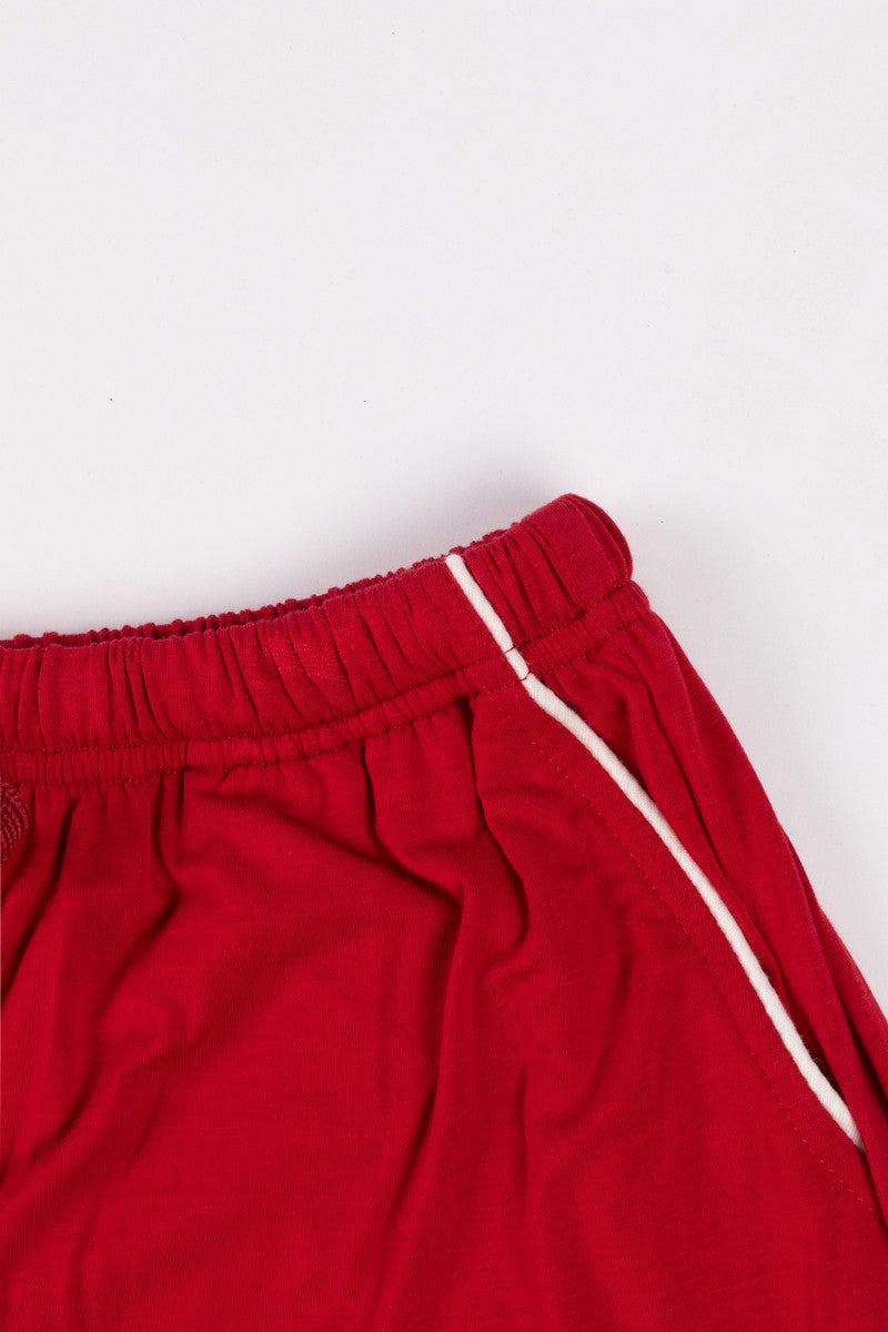 Piped-Trim Top & Shorts Pajama Set | Forever 21 Women