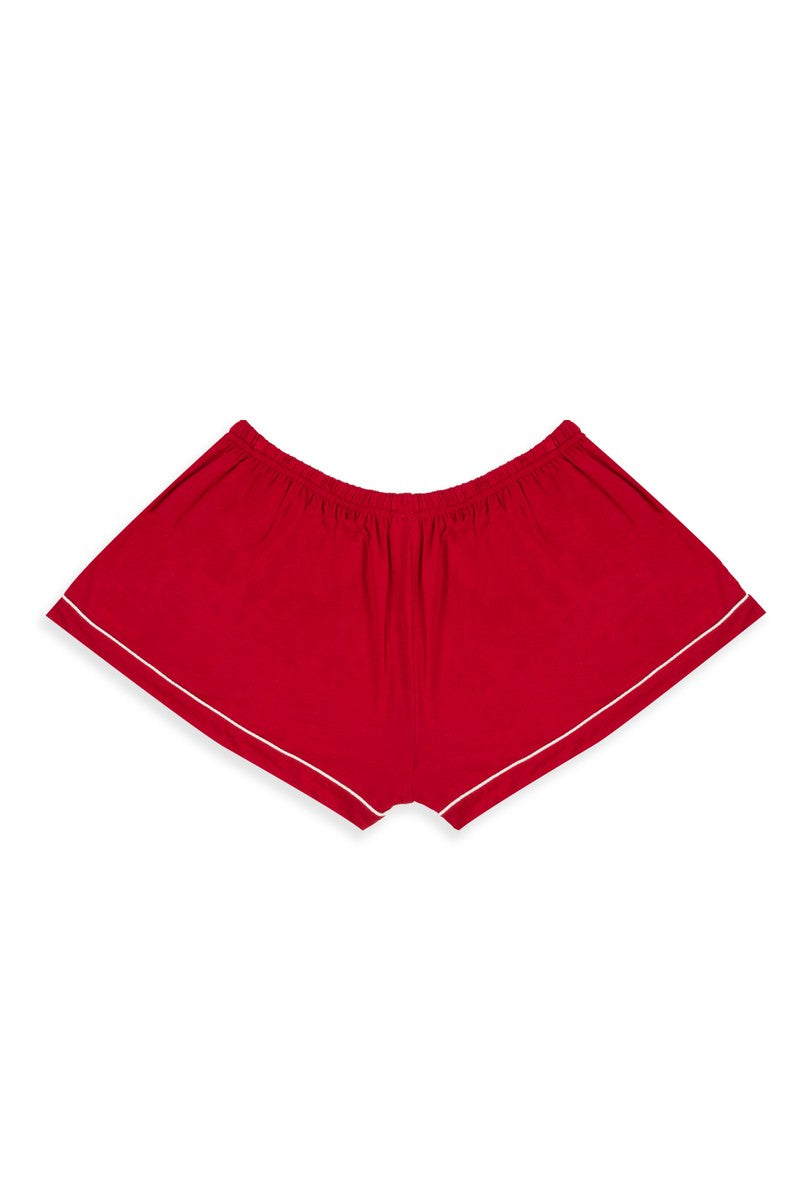 Piped-Trim Top & Shorts Pajama Set | Forever 21 Women