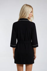 Piped-Trim Modal Robe | Forever 21 Women