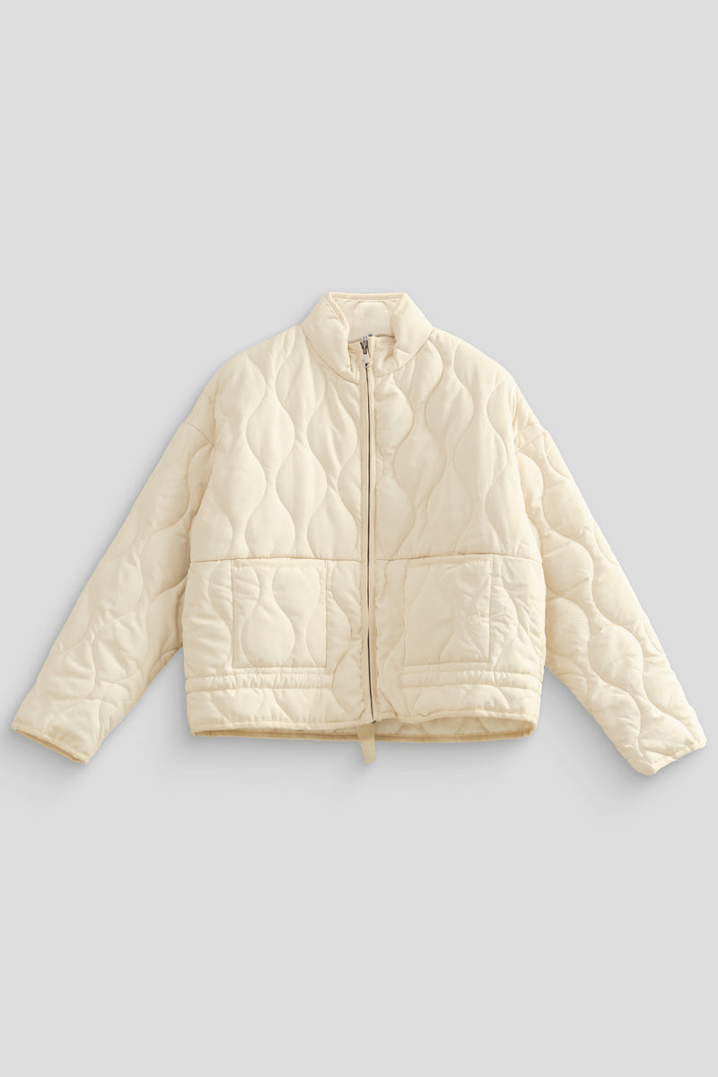 Quilted Drawstring-Hem Jacket | Forever 21 Women