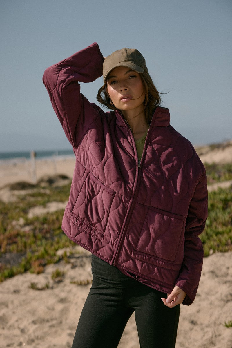 Quilted Drawstring-Hem Jacket | Forever 21 Women