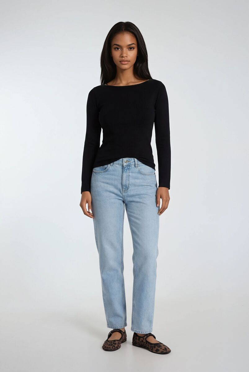 Boat Neck Long-Sleeve Top | Forever 21 Women