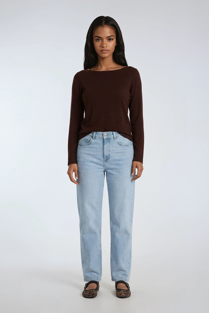 Boat Neck Long-Sleeve Top | Forever 21 Women