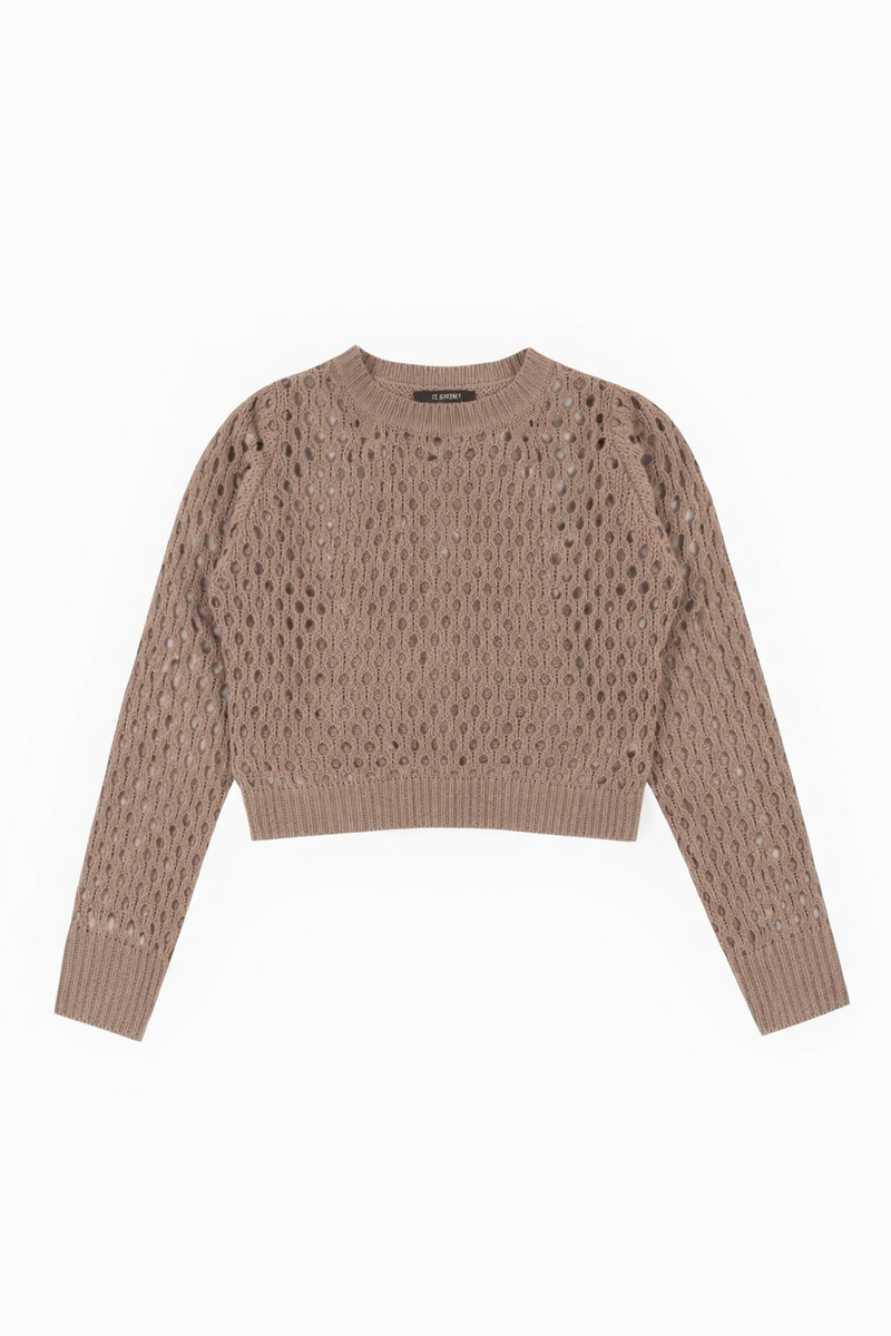 Open-Knit Crochet Sweater | Forever 21 Women