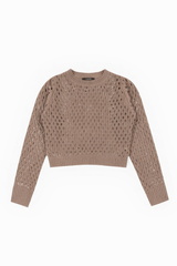 Open-Knit Crochet Sweater | Forever 21 Women
