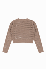 Open-Knit Crochet Sweater | Forever 21 Women