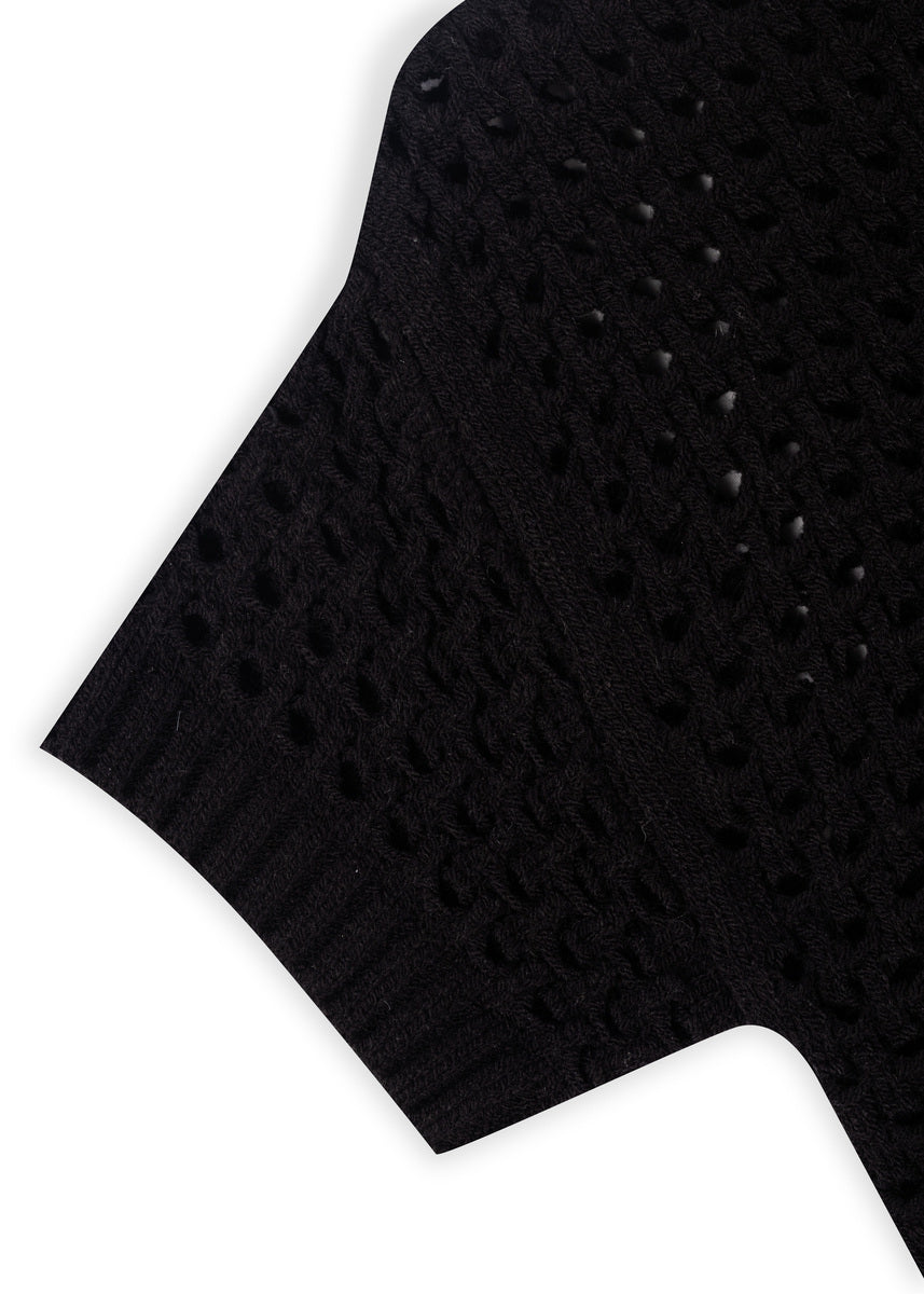 Short-Sleeve Crochet Collared Sweater Top | Forever 21 Women