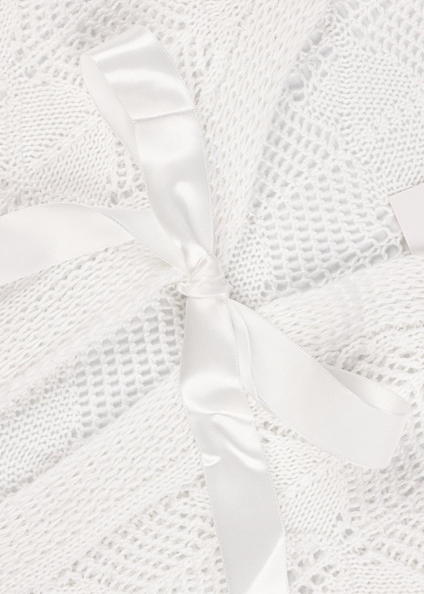 Open-Front Pointelle Bow Cardigan | Forever 21 Women