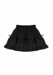 Tiered Ruffle Lace-Trim Mini Skirt | Forever 21 Women