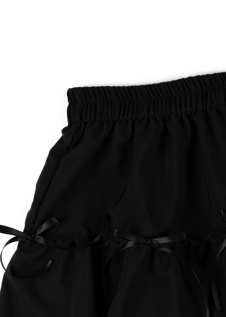 Tiered Ruffle Lace-Trim Mini Skirt | Forever 21 Women