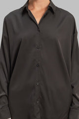 Oversized Satin Button-Up Shirt | Forever 21 Women