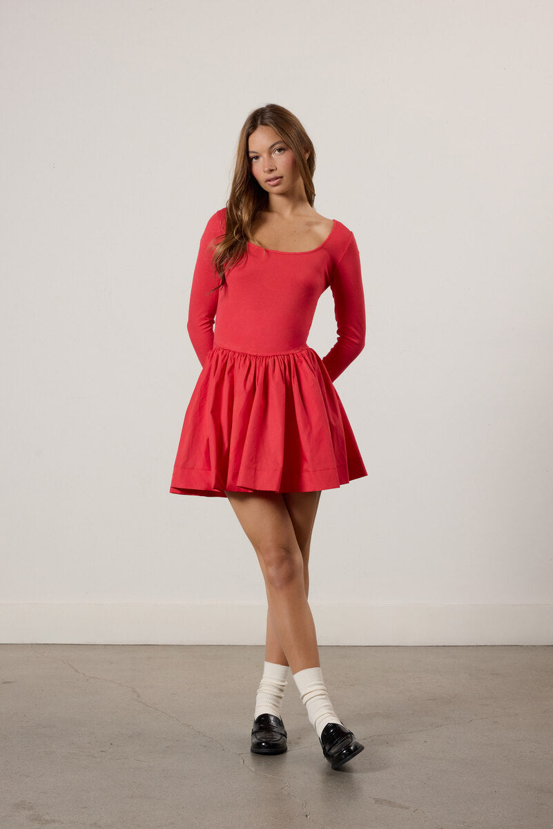 Scoop-Neck Mini Skater Dress | Forever 21 Women