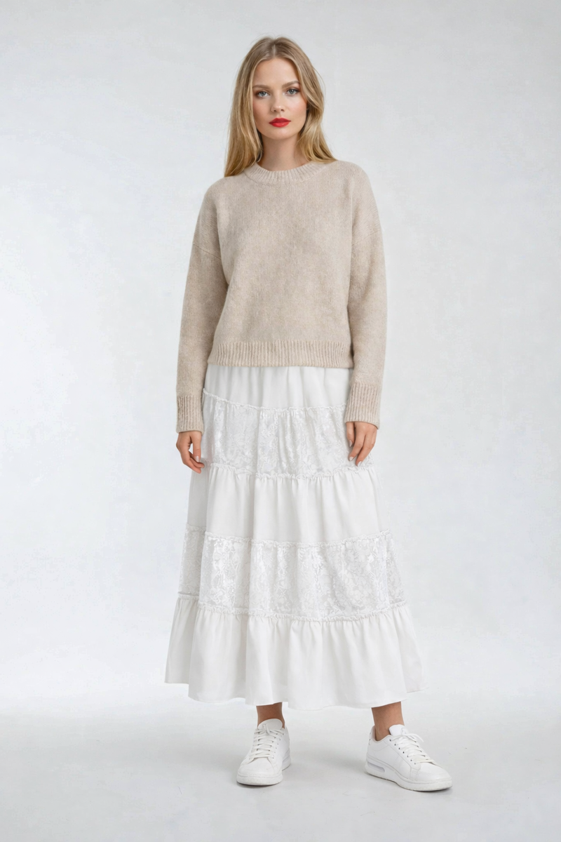 Tiered Lace Maxi Skirt | Forever 21 Women