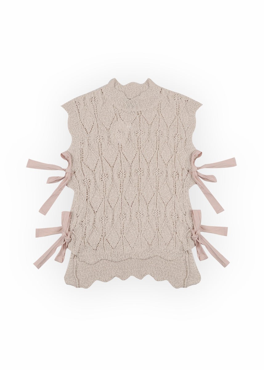 Sleeveless Side-Tie Crochet Knit Top | Forever 21 Women