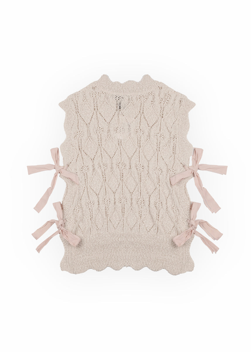 Sleeveless Side-Tie Crochet Knit Top | Forever 21 Women