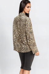 Satin Leopard Print Shirt | Forever 21 Women