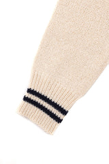 Contrast-Trim Collared Knit Sweater | Forever 21 Women