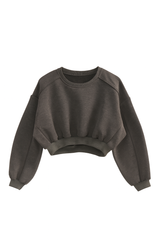 Exposed-Seam Cropped Pullover | Forever 21 Women
