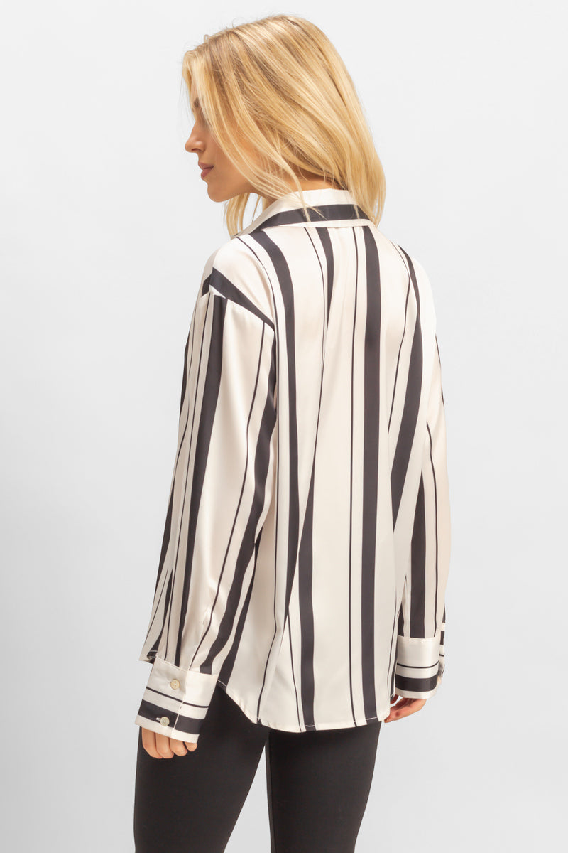 Satin Striped Shirt | Forever 21 Women