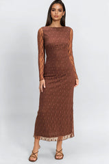 Semi-Sheer Lace Bodycon Maxi Dress | Forever 21 Women