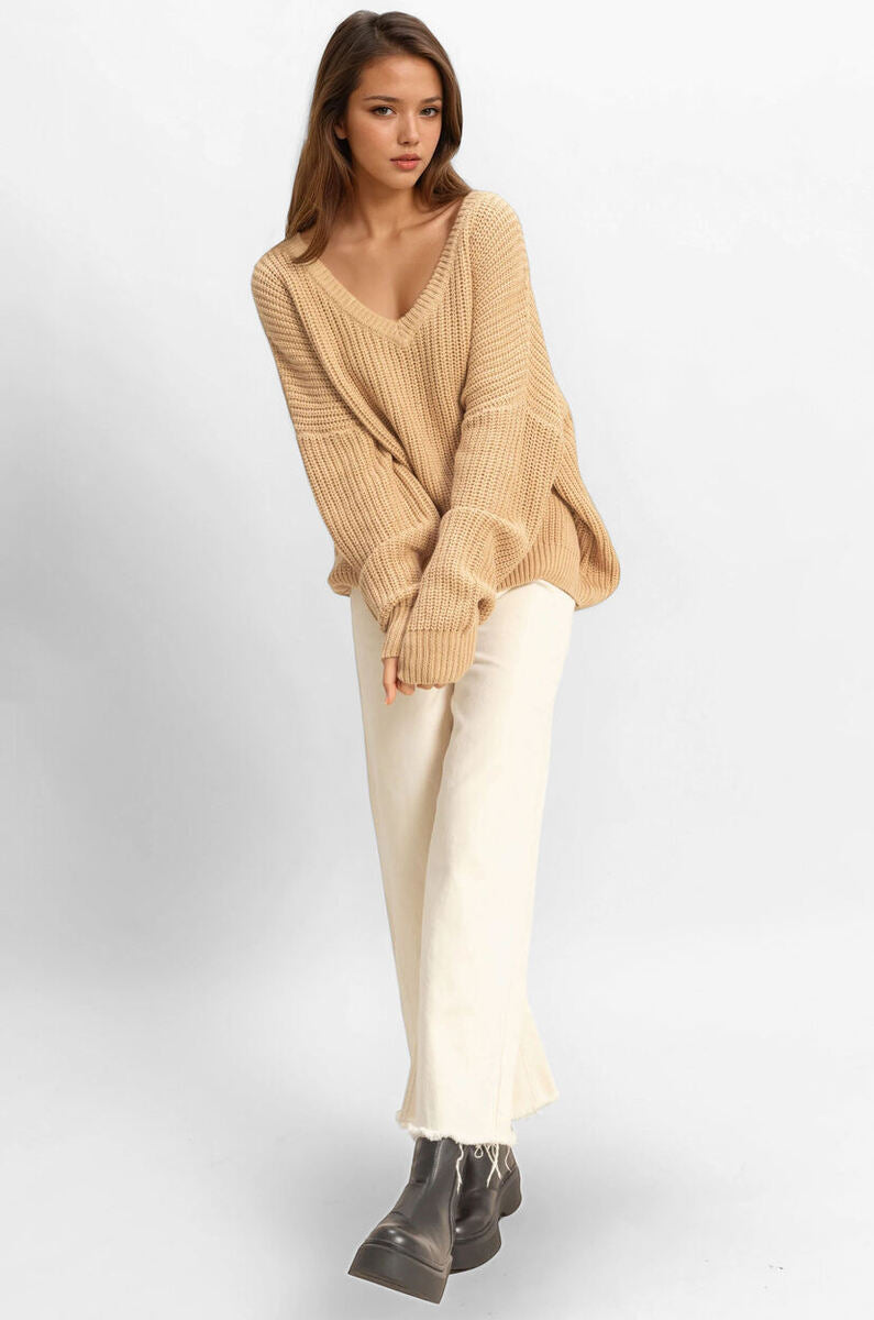 V-Neck Knit Sweater | Forever 21 Women