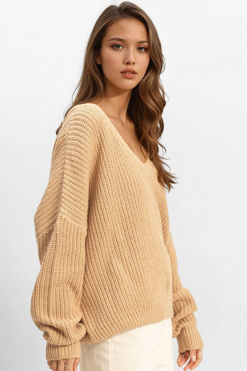 V-Neck Knit Sweater | Forever 21 Women