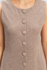Rib-Knit Button-Front Sleeveless Top | Forever 21 Women