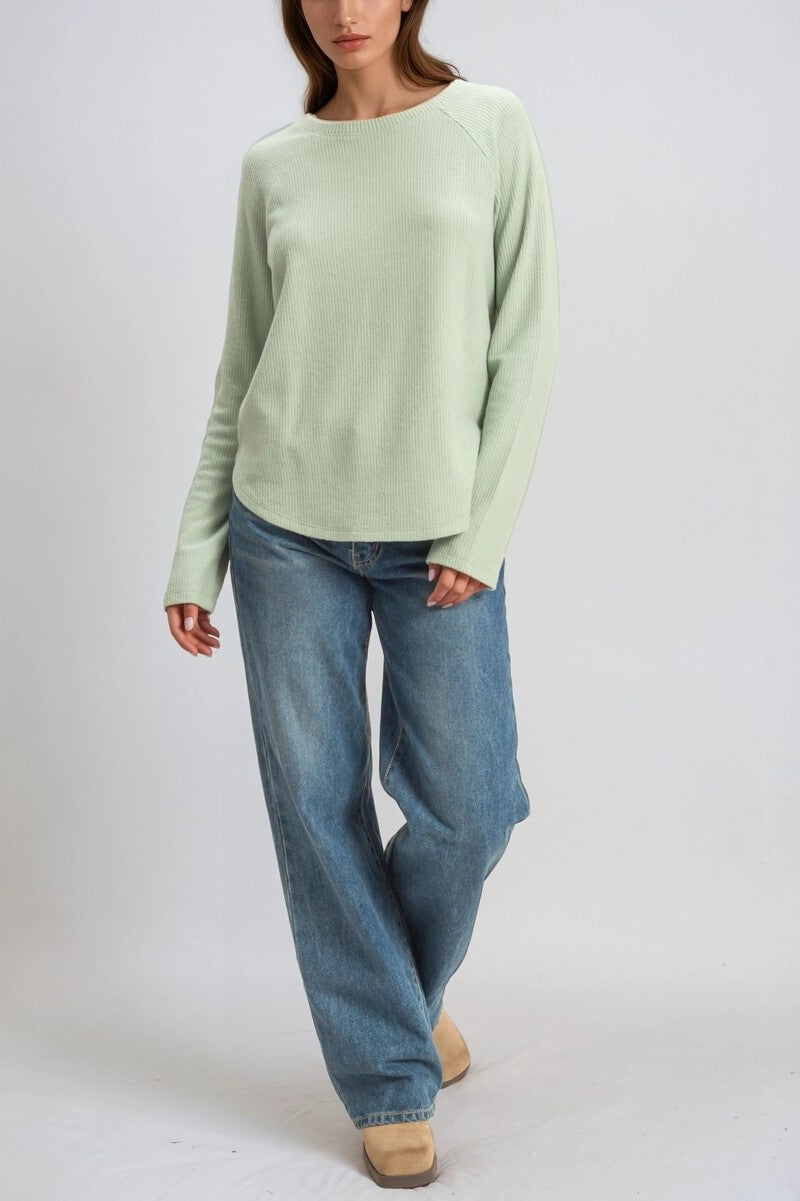 Waffle Knit Long-Sleeve Top | Forever 21 Women