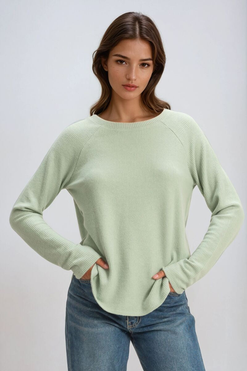 Waffle Knit Long-Sleeve Top | Forever 21 Women