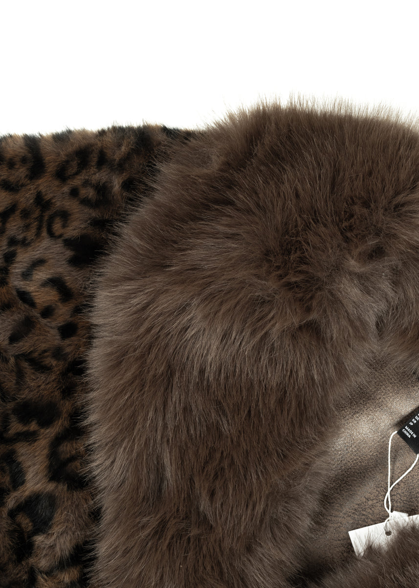 Leopard Print Tie-Waist Faux Fur Jacket | Forever 21 Women