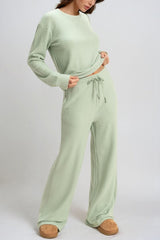 Waffle Knit Wide-Leg Pants | Forever 21 Women