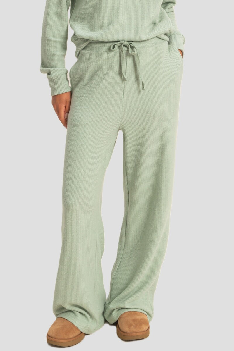 Waffle Knit Wide-Leg Pants | Forever 21 Women